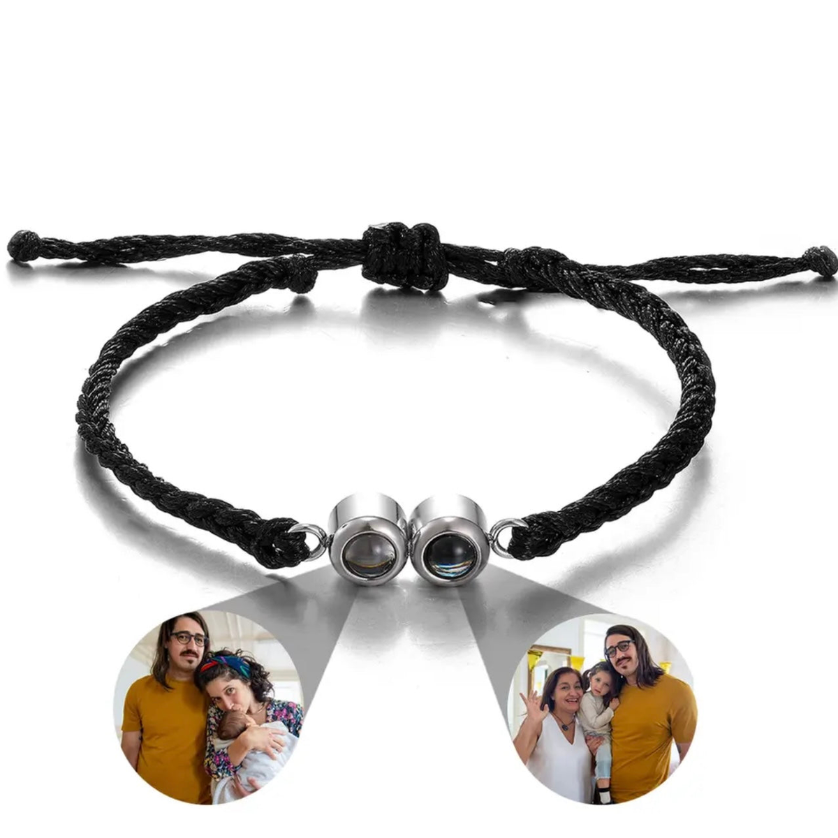 צמיד קלאסי דאבל עם 2 תמונות מוצפנות, תמונת מוצר 2