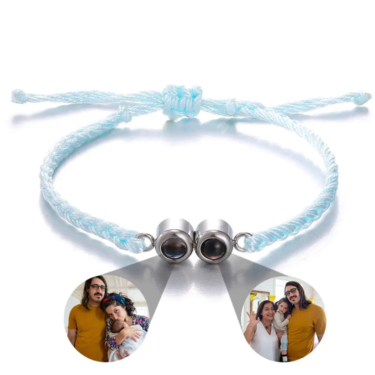 צמיד קלאסי דאבל עם 2 תמונות מוצפנות, תמונת מוצר 3