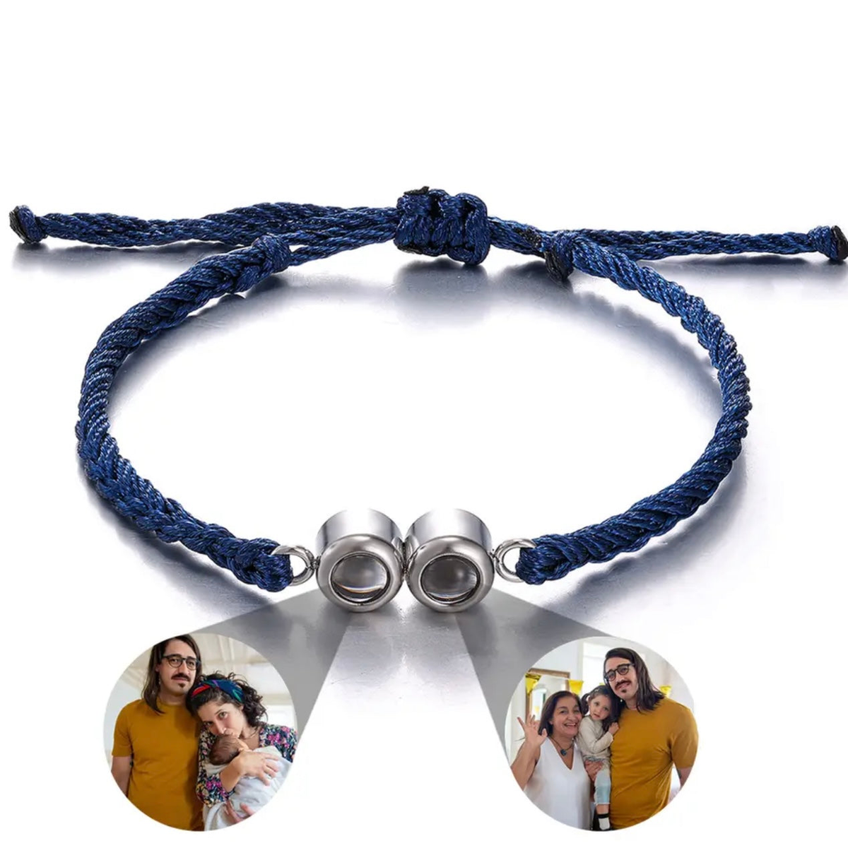 צמיד קלאסי דאבל עם 2 תמונות מוצפנות, תמונת מוצר 4