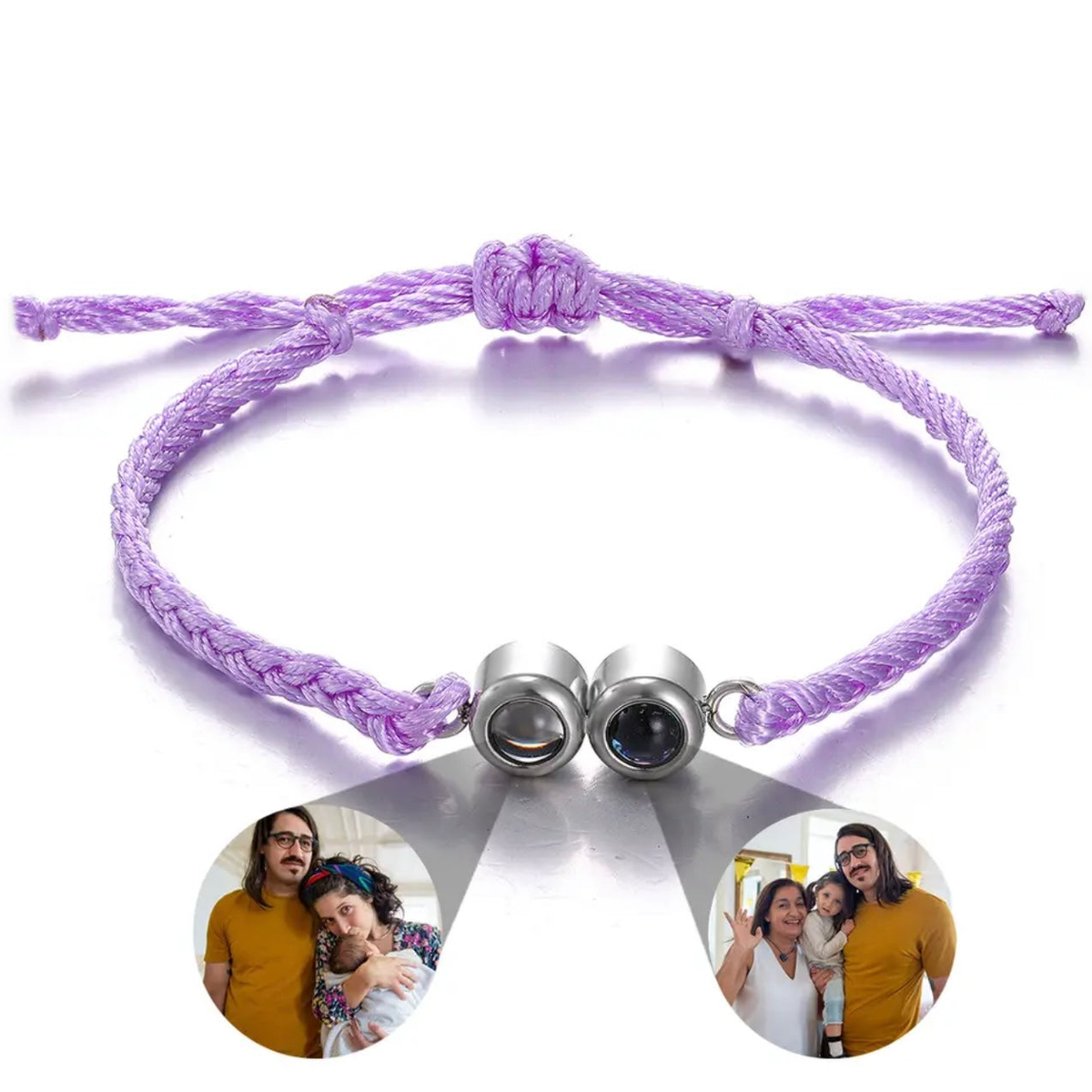 צמיד קלאסי דאבל עם 2 תמונות מוצפנות, תמונת מוצר 5